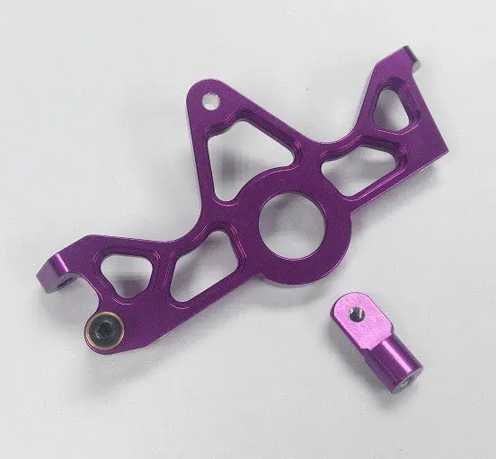 Traxxas Slash 4X4 Aluminum Motor Mount - 1Pc Set Purple 1