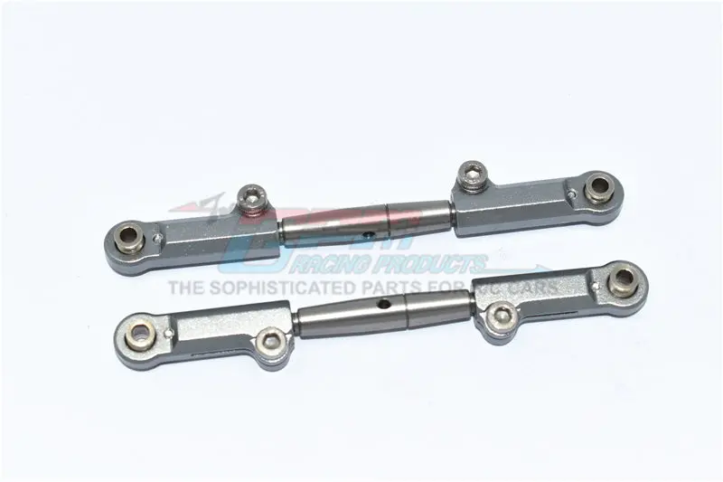 Traxxas Slash 4X4 Aluminum Rear Adjustable Upper Arm - 1Pr Gray Silver 1