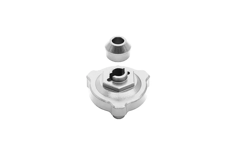 Traxxas Slash 4X4 Aluminum Slipper Shaft Bearing Adaptor - 2 Pcs Silver 1