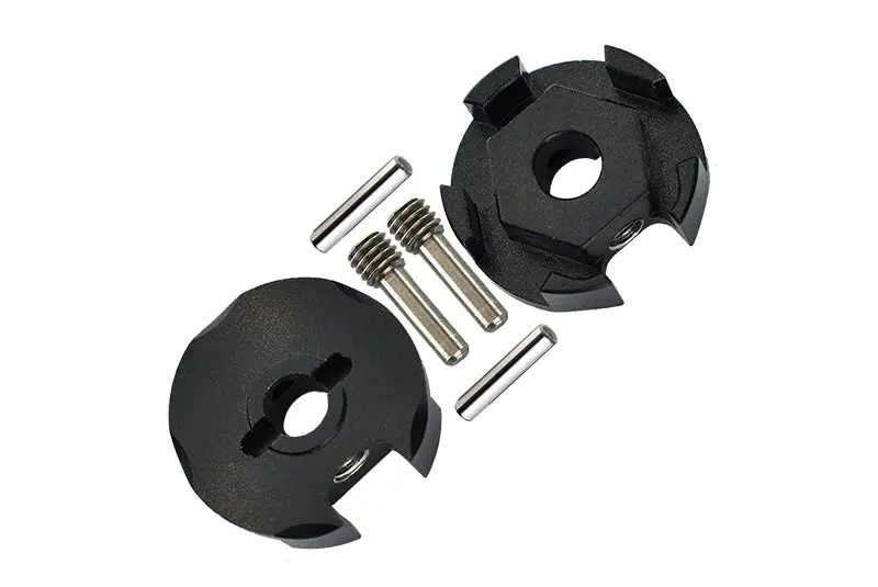 Traxxas Slash 4X4 Aluminum Wheel Hex Claw - 2Pcs Black 1