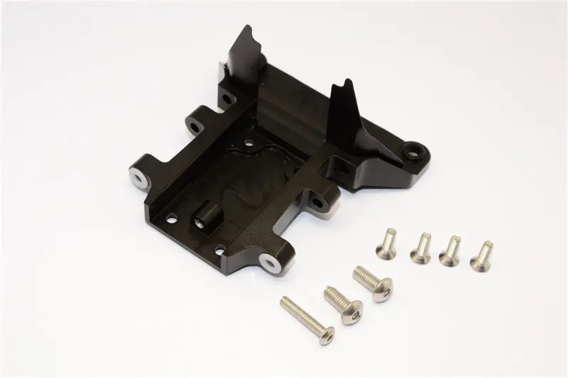 Traxxas Slash 4X4 Lcg (68086-21) / Deegan 38 Fiesta (74054-6) Aluminum Rear Gear Box Protector - 1Pc Set Black 1