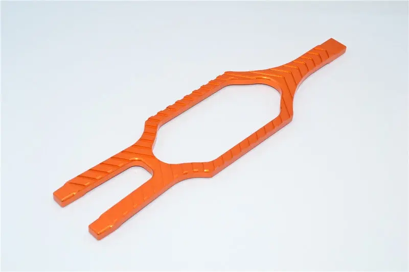Traxxas Slash 4X4 Lcg Aluminum Battery Holder - 1Pc Orange 1