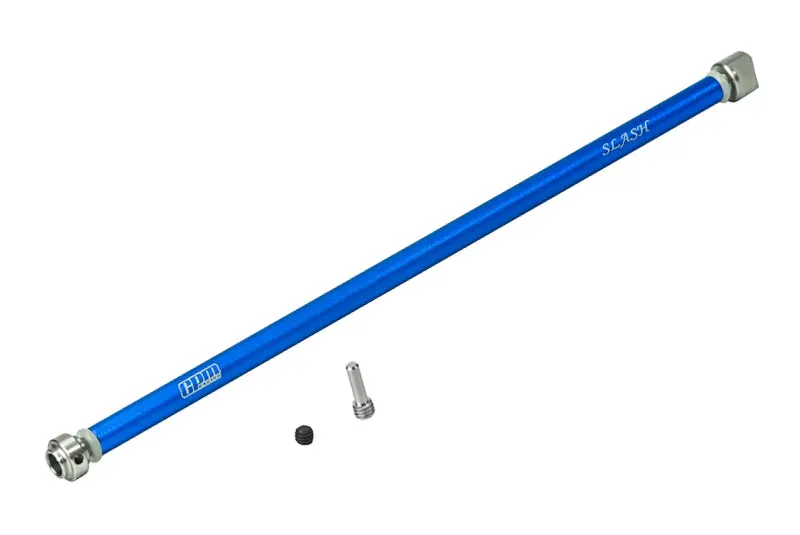 Traxxas Slash 4X4 Lcg Aluminum Main Shaft With Hard Steel Ends - 1Pc Set Blue 1