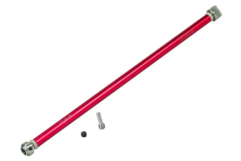 Traxxas Slash 4X4 Lcg Aluminum Main Shaft With Hard Steel Ends - 1Pc Set Red 1