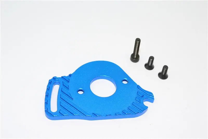 Traxxas Slash 4X4 Lcg Aluminum Motor Heatsink Mount - 1Pc Set Blue 1