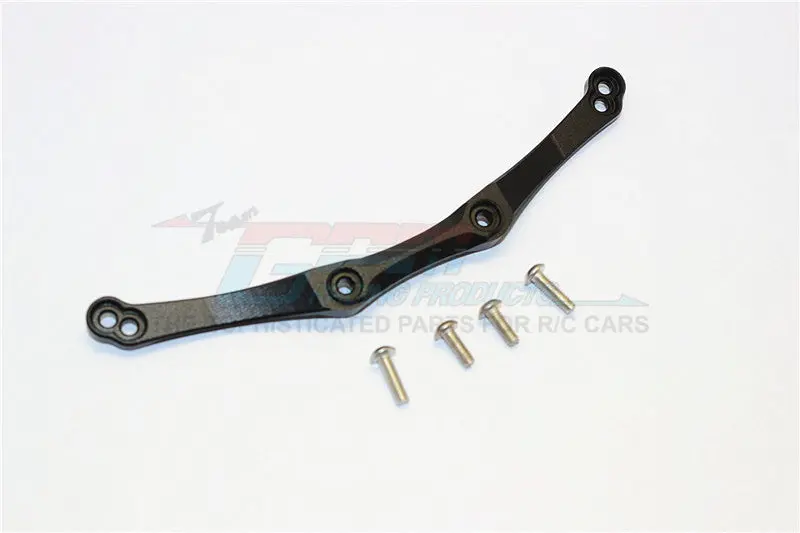 Traxxas Slash 4X4 Low-Cg Version Aluminum Front/Rear Body Post Mount - 1Pc Set Black 1