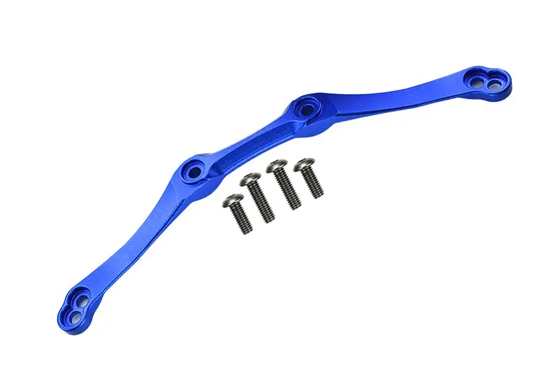 Traxxas Slash 4X4 Low-Cg Version Aluminum Front/Rear Body Post Mount - 1Pc Set Blue 1