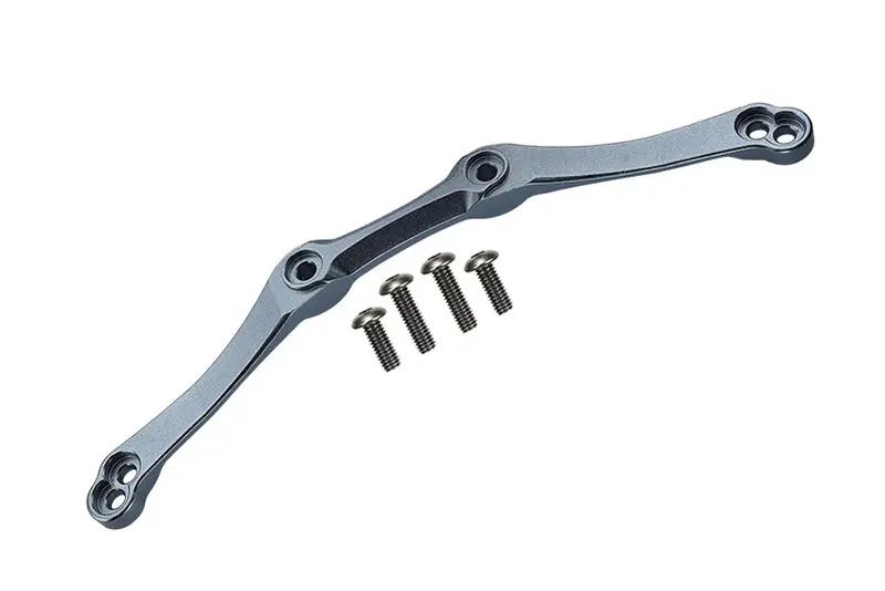 Traxxas Slash 4X4 Low-Cg Version Aluminum Front/Rear Body Post Mount - 1Pc Set Gray Silver 1