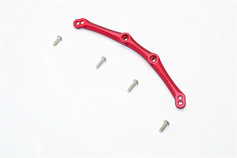 Traxxas Slash 4X4 Low-Cg Version Aluminum Front/Rear Body Post Mount - 1Pc Set Red 1