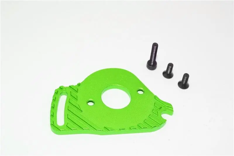 Traxxas Slash 4X4 Low-Cg Version Aluminum Motor Heatsink Mount - 1Pc Set Green 1