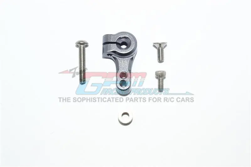Traxxas Slash 4X4 / Slash 4X4 Lcg Aluminum Adjustable 25T Servo Horn - 1Pc Set Gray Silver 1
