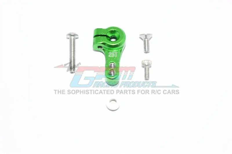 Traxxas Slash 4X4 / Slash 4X4 Lcg Aluminum Adjustable 25T Servo Horn - 1Pc Set Green 1
