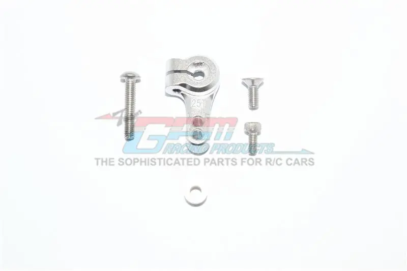 Traxxas Slash 4X4 / Slash 4X4 Lcg Aluminum Adjustable 25T Servo Horn - 1Pc Set Silver 1