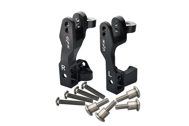 Traxxas Slash 4X4 / Slash 4X4 Lcg /  Xo-01 Supercar Aluminum Front C Hub - 1Pr Set Black 1