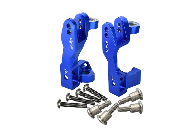 Traxxas Slash 4X4 / Slash 4X4 Lcg /  Xo-01 Supercar Aluminum Front C Hub - 1Pr Set Blue 1