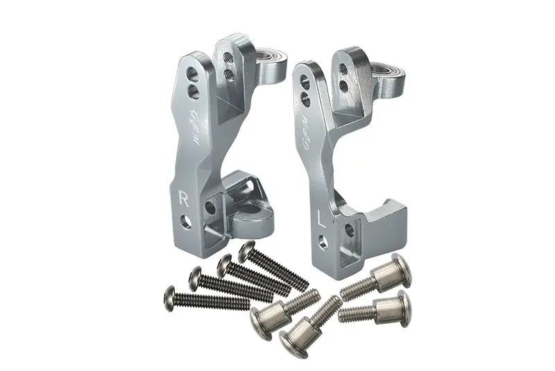 Traxxas Slash 4X4 / Slash 4X4 Lcg /  Xo-01 Supercar Aluminum Front C Hub - 1Pr Set Silver 1