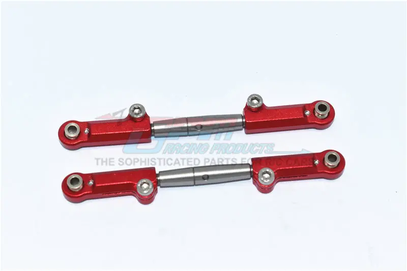 Traxxas Slash 4X4 & Stampede 4X4 Vxl Aluminum Rear Adjustable Upper Arm - 1 Pr Red 1
