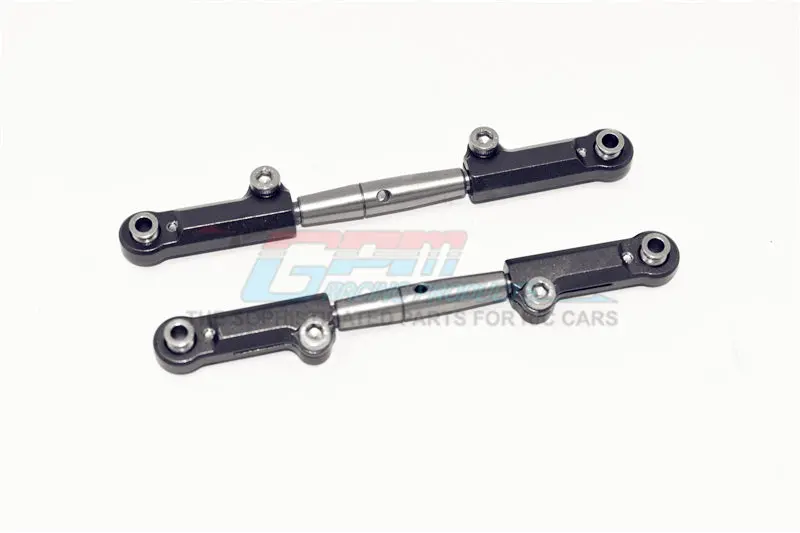Traxxas Slash 4X4 & Stampede 4X4 Vxl Aluminum Rear Adjustable Upper Arm - 1Pr Black 1