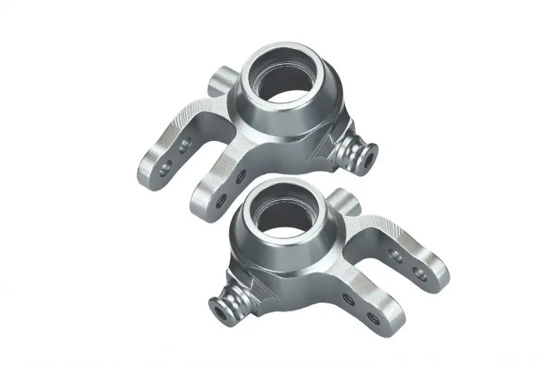 Traxxas Slash 4X4 / Stampede 4X4 Vxl / Deegan 38 Fiesta St Rally Aluminum Front Knuckle Arm - 1Pr Set Silver 1