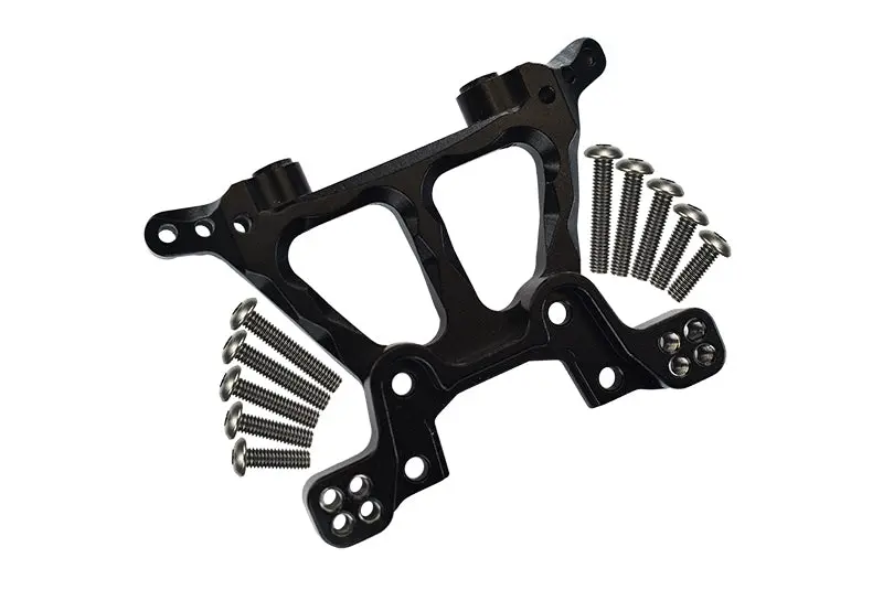 Traxxas Slash 4X4 / Stampede 4X4 Vxl / Deegan 38 Fiesta St Rally Aluminum Front Shock Tower - 1Pc Black 1