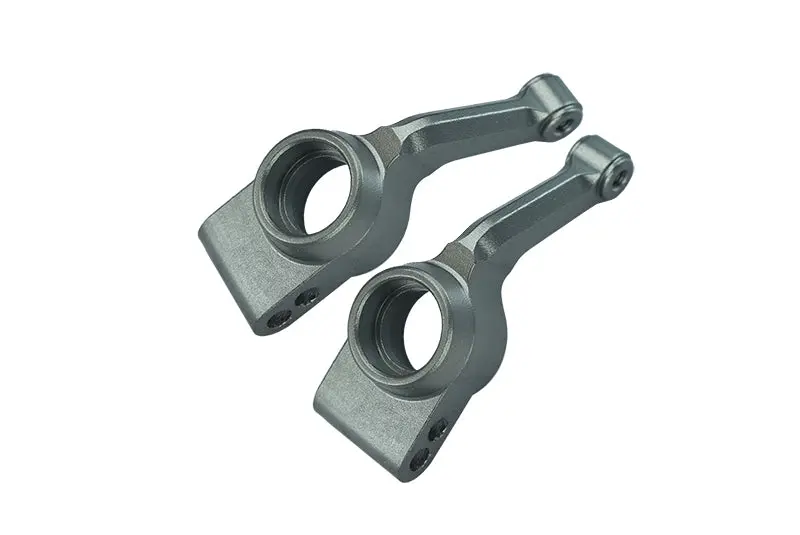 Traxxas Slash 4X4 / Stampede 4X4 Vxl / Deegan 38 Fiesta St Rally Aluminum Rear Knuckle Arm - 1Pr Set Gray Silver 1