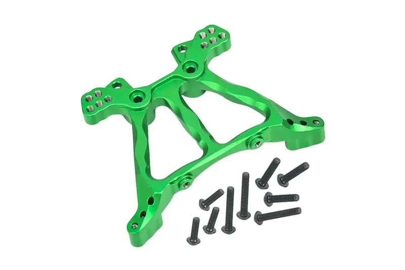 Traxxas Slash 4X4 / Stampede 4X4 Vxl / Deegan 38 Fiesta St Rally Aluminum Rear Shock Tower - 1Pc Green 1