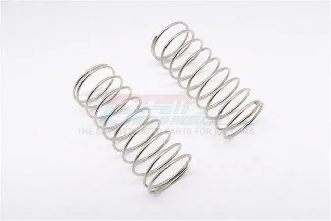Traxxas Slash 4X4 / Stampede 4X4 Vxl / Deegan 38 Fiesta St Rally Front Shock Spring (Coil Length 1.3Mm) - 1Pr Silver 1