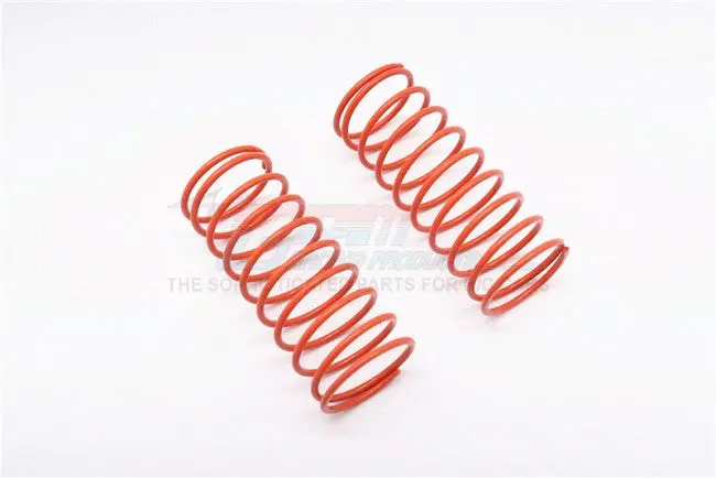 Traxxas Slash 4X4 / Stampede 4X4 Vxl / Deegan 38 Fiesta St Rally Front Shock Spring (Coil Length 1.5Mm) - 1Pr Orange 1