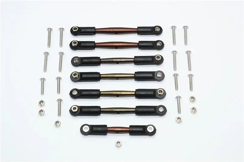 Traxxas Slash Pro 2Wd Short-Course Truck (58024) / 2Wd F-150 Svt Raptor (58064) Spring Steel Adjustable Tie Rods - 7Pc Set 1