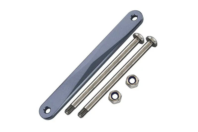 Traxxas Slash Pro 2Wd Short-Course Truck (58034) / 2Wd F-150 Svt Raptor (58064) Aluminum Front Suspension Mount - 1Pc Set Gray Silver 1