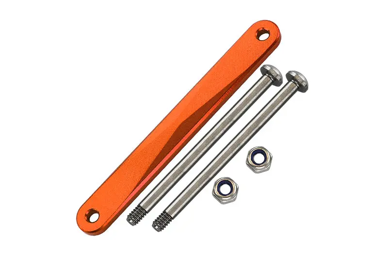 Traxxas Slash Pro 2Wd Short-Course Truck (58034) / 2Wd F-150 Svt Raptor (58064) Aluminum Front Suspension Mount - 1Pc Set Orange 1