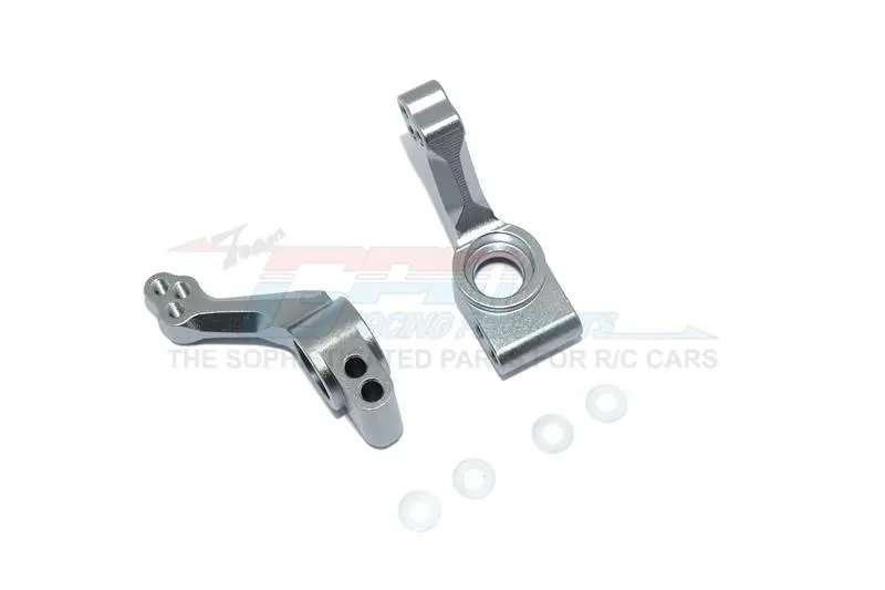 Traxxas Slash Pro 2Wd Short-Course Truck (58034) / 2Wd F-150 Svt Raptor (58064) Aluminum Rear Knuckle Arm - 1Pr Set Gray Silver 1