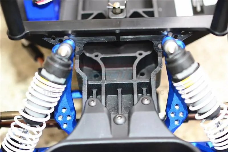 Traxxas Slash Pro 2Wd Short-Course Truck Aluminum Adjustable Front Damper Mount - 1Pc Set Black 2
