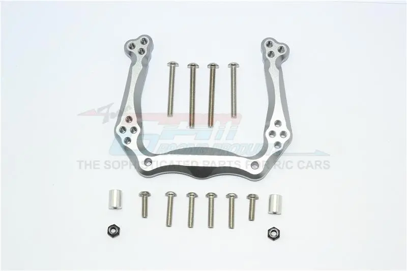 Traxxas Slash Pro 2Wd Short-Course Truck Aluminum Adjustable Front Damper Mount - 1Pc Set Gray Silver 1