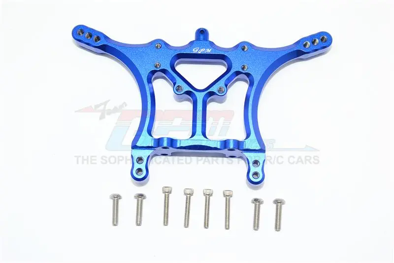 Traxxas Slash Pro 2Wd Short-Course Truck Aluminum Adjustable Rear Damper Mount - 1Pc Set Blue 1