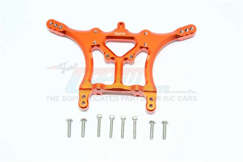 Traxxas Slash Pro 2Wd Short-Course Truck Aluminum Adjustable Rear Damper Mount - 1Pc Set Orange 1