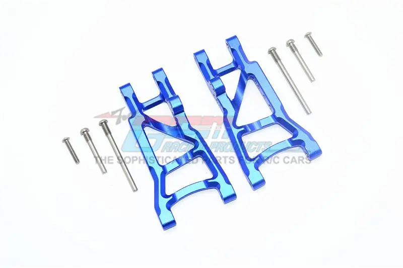 Traxxas Slash Pro 2Wd Short-Course Truck Aluminum Rear Lower Suspension Arms - 1Pr Set Blue 1
