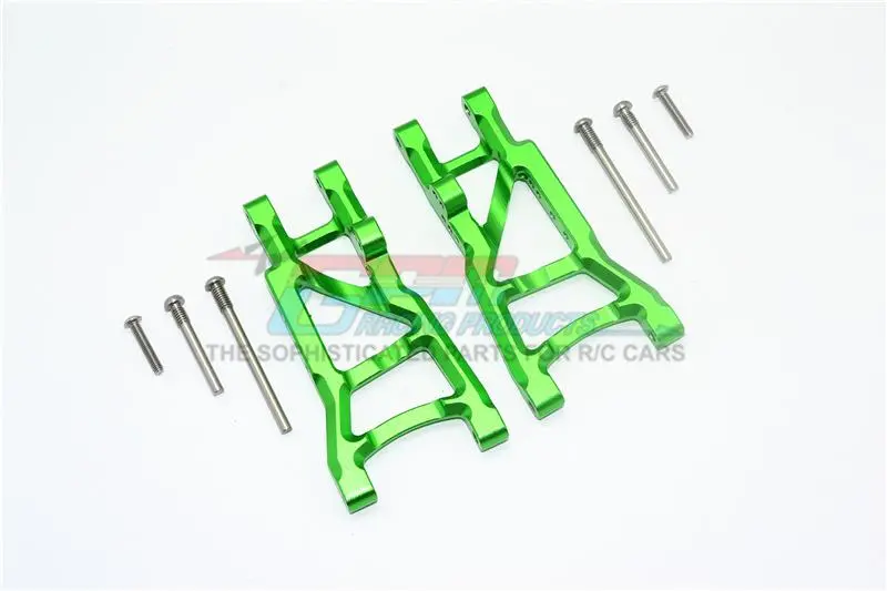 Traxxas Slash Pro 2Wd Short-Course Truck Aluminum Rear Lower Suspension Arms - 1Pr Set Green 1