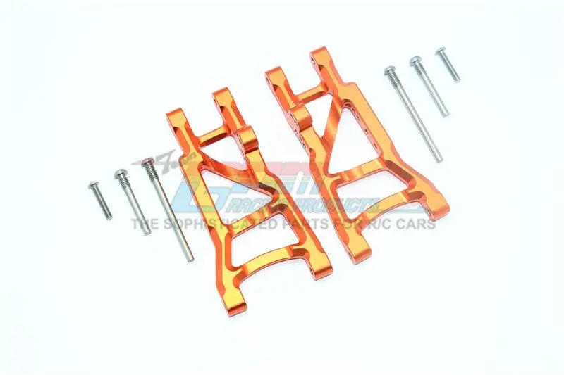 Traxxas Slash Pro 2Wd Short-Course Truck Aluminum Rear Lower Suspension Arms - 1Pr Set Orange 1