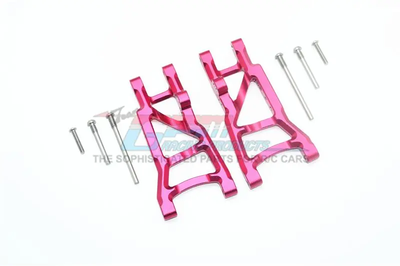 Traxxas Slash Pro 2Wd Short-Course Truck Aluminum Rear Lower Suspension Arms - 1Pr Set Red 1