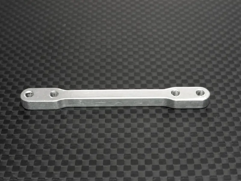Traxxas T-Maxx Aluminum Bushing Steering Plate - 1Pc Silver 1