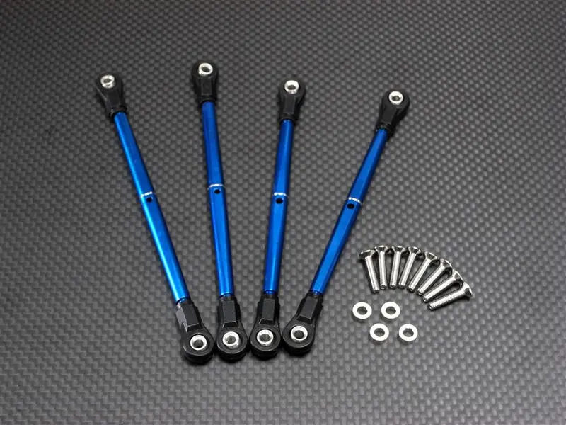 Traxxas T-Maxx Aluminum Completed Tie Rod - 2Pr Set Blue 1