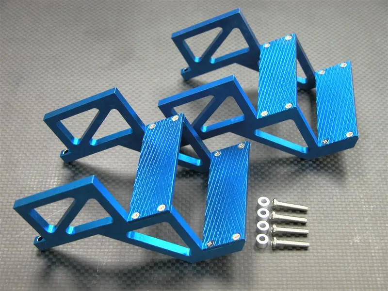 Traxxas T-Maxx Aluminum Double Ladder Set - 1Pr Blue 1