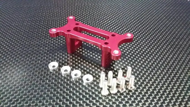 Traxxas T-Maxx Aluminum Engine Mount With Heat Sink - 1Pc Red 1