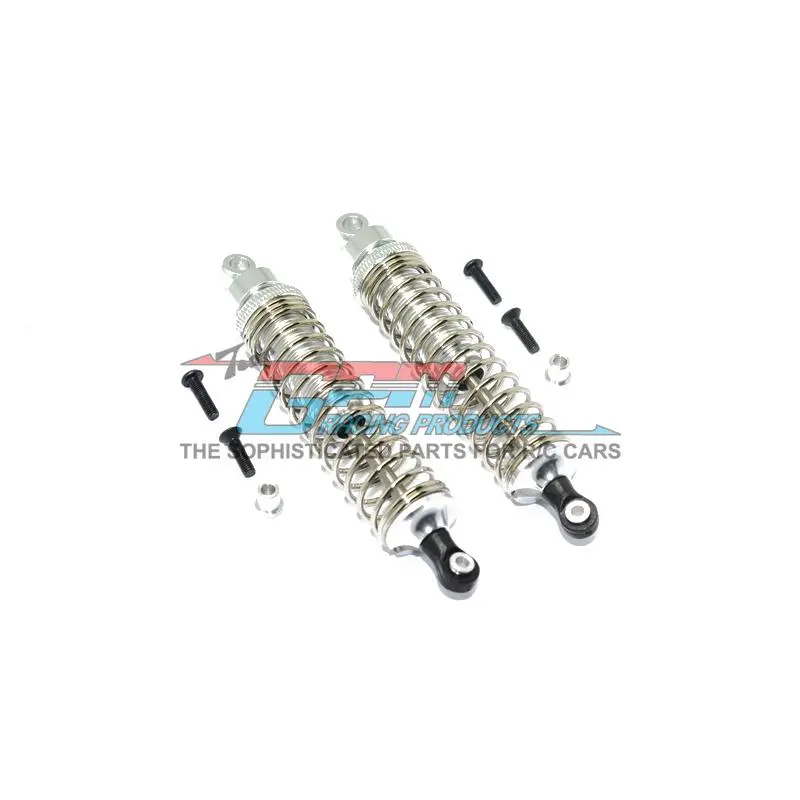 Traxxas T-Maxx Aluminum Front / Rear Damper 100Mm Long - 1Pr Silver 1