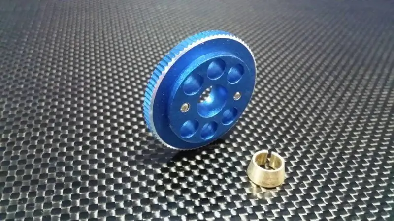 Traxxas T-Maxx Aluminum Light Fly Wheel - 1Pc Blue 1