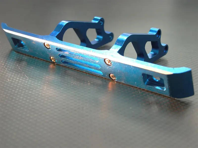 Traxxas T-Maxx Aluminum Rear Bumper - 1Pc Blue 1