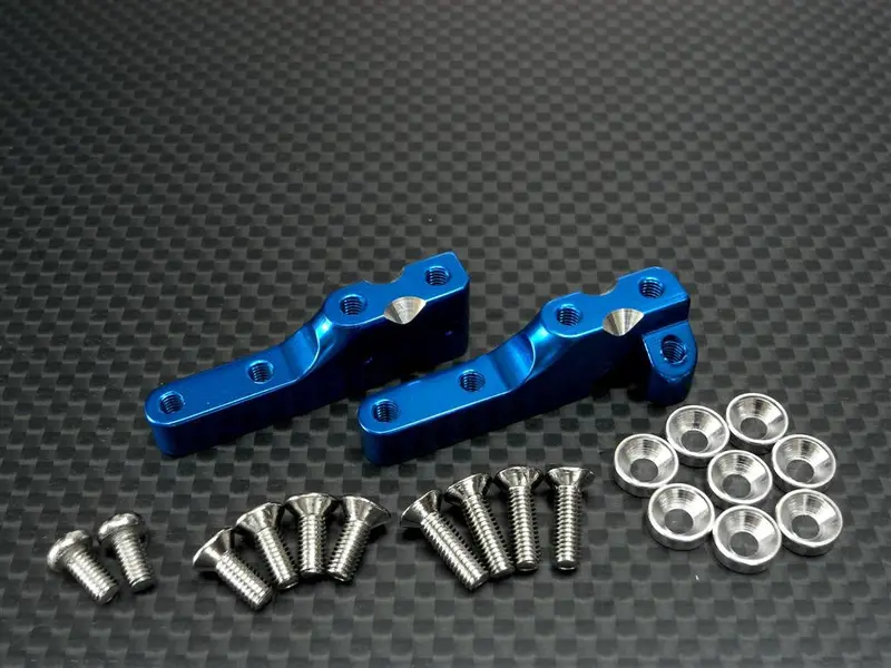 Traxxas T-Maxx & T-Maxx 3.3 Aluminum 2 Speed Servo Mount - 1Pr Set Blue 1