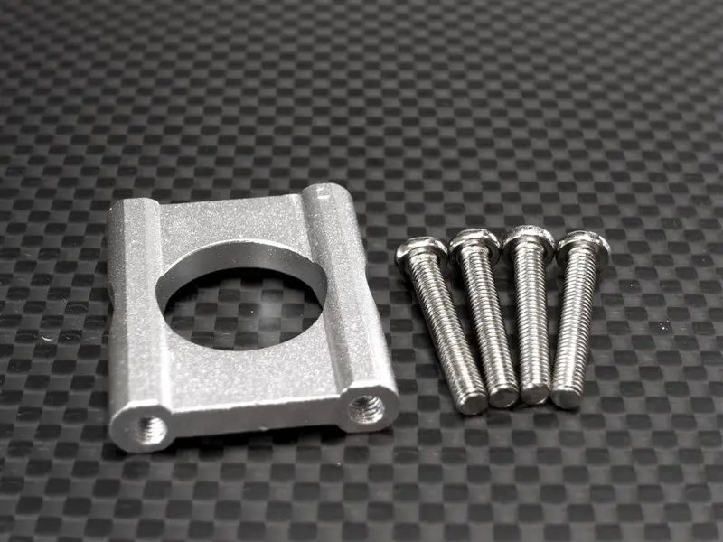 Traxxas T-Maxx & T-Maxx 3.3 Aluminum Front Gear Box Brace - 1Pc Silver 1