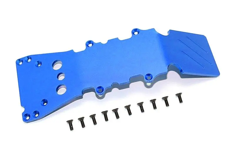 Traxxas T-Maxx & T-Maxx 3.3 Aluminum Front Skid Plate - 1Pc Blue 1